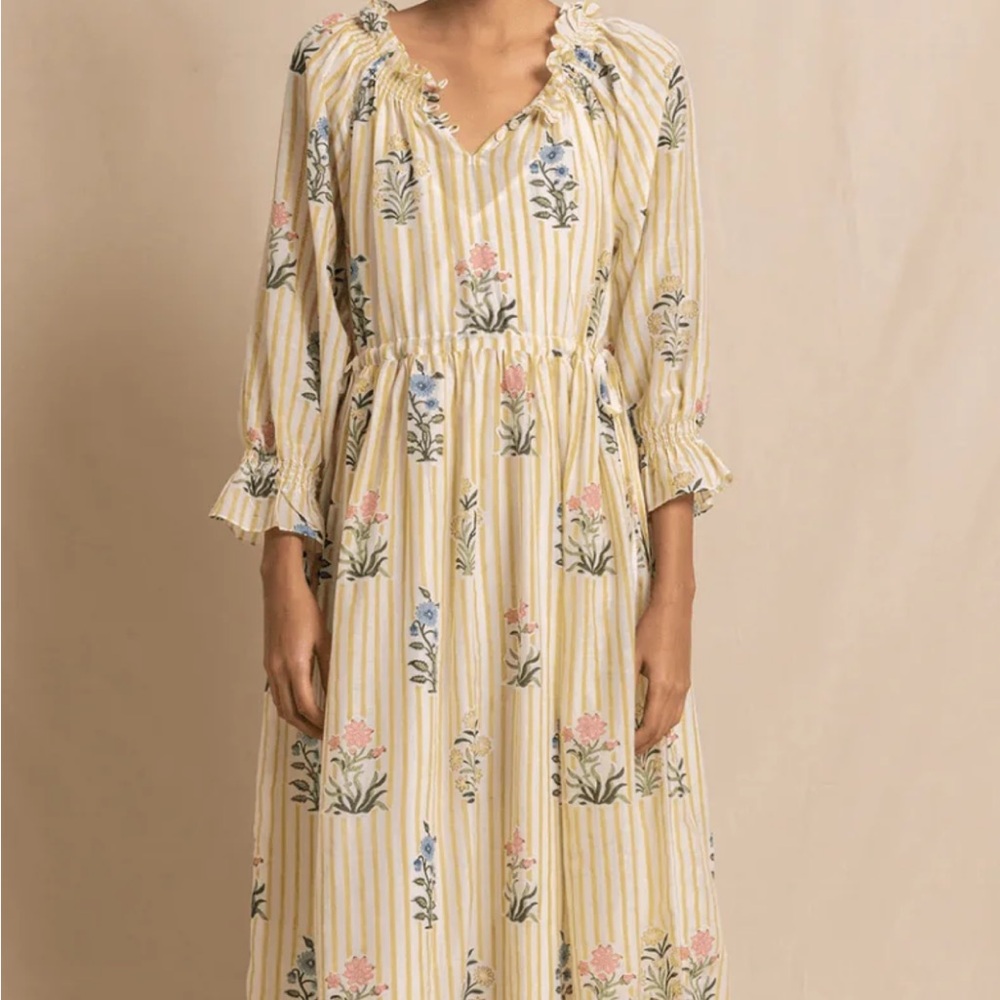 Floral Striped Dress